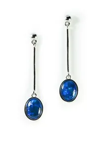 Authentic Celestial Tide Opal Earrings: Iridescent Orbs of Oceanic Wisdom