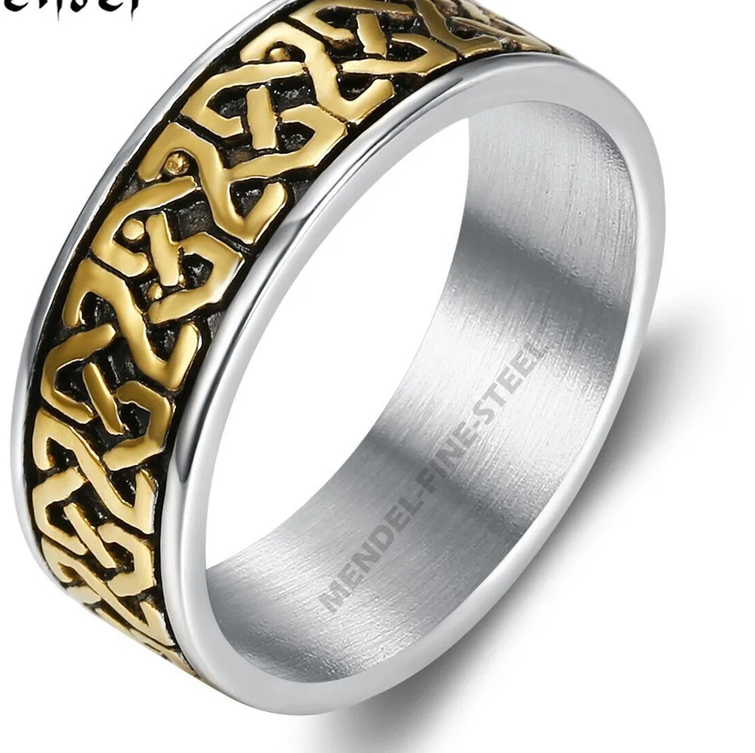 Authentic Eternal Bonds: MENDEL's Enchanted Celtic Knot Engagement Ring