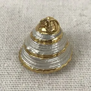 Authentic Celestial Tide Bearer The Golden Spiral Shell Amulet