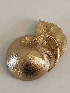 Authentic The Golden Orchard Forbidden Apple Statement Brooch