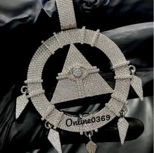 Authentic The Radiant Truth: Celestial Moissanite Illumination Pendant