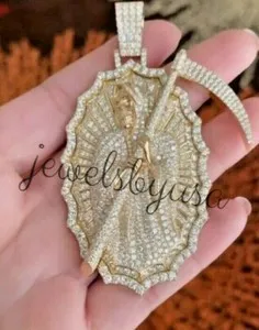Authentic Radiant Solar Cross: The 3.8Ct Moissanite Golden Talisman