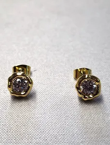 Authentic Asterales Molten Gold Celestial Studs