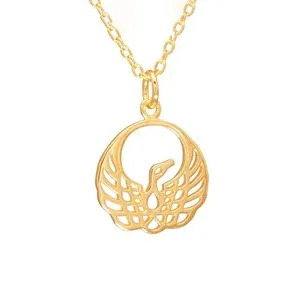 Authentic The Phoenix Rebirth 18ct Gold-Plated Sacred Mantra Talisman