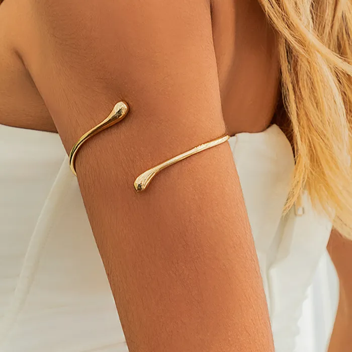 Authentic The Gilded Teardrop Open Cuff Talisman