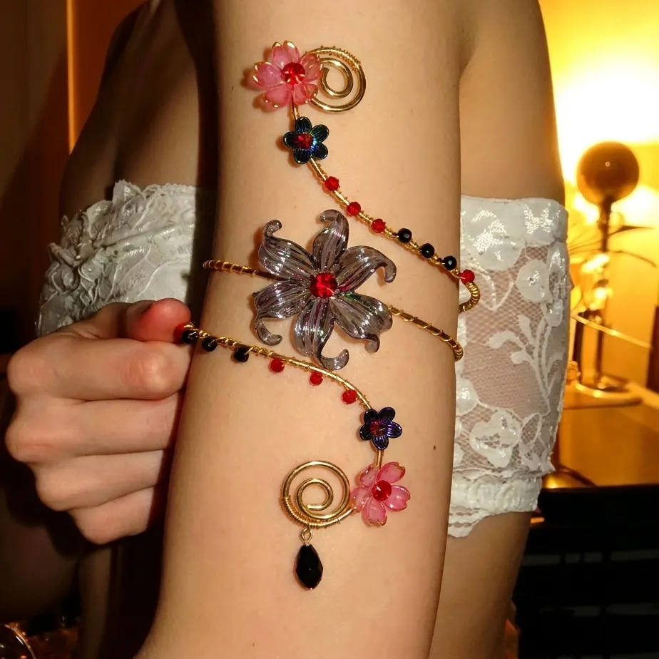 Authentic The Gilded Blossom Armlet of Eternal Twilight