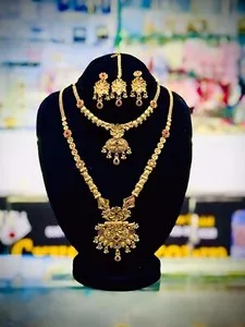 Authentic The Gilded Radiance Temple Bridal Set