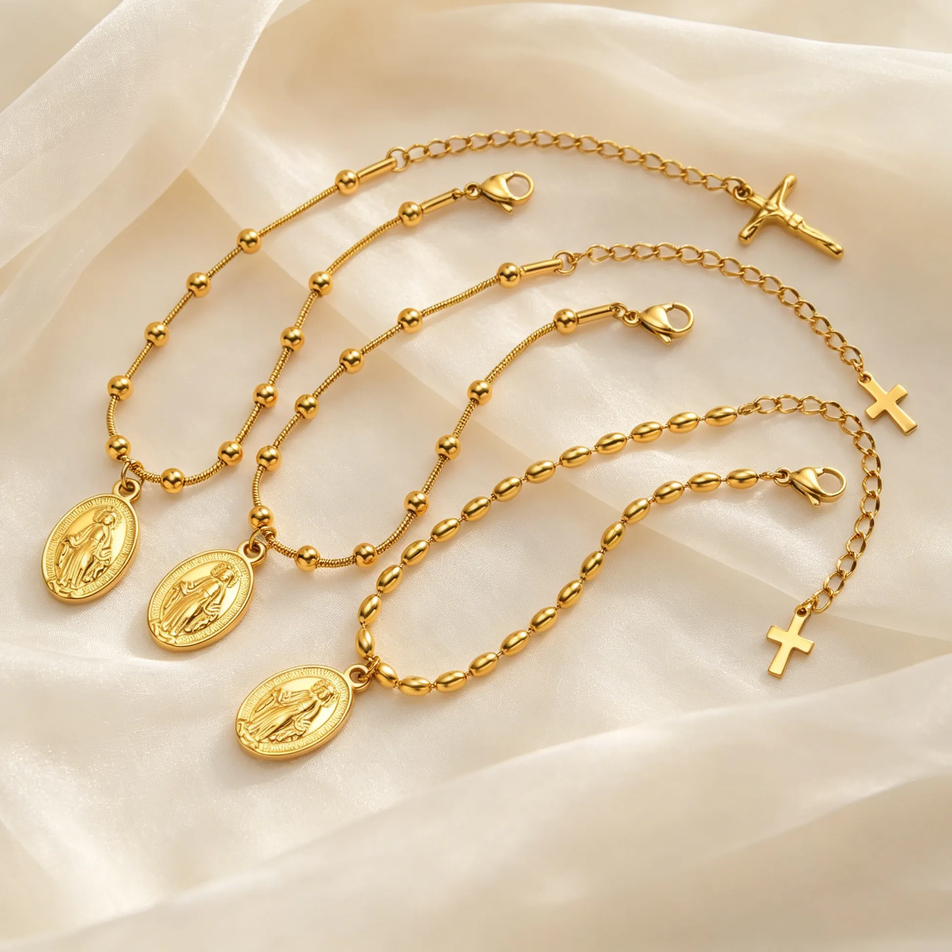 Authentic The Celestial Grace Rosary Bracelet: A Conduit of Divine Protection