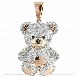 Authentic Whisper of Protection: Teddy Bear Pendant of Enduring Love