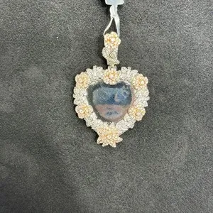 Authentic The Enchanted Bloom A Rose Gold Heart Of Moissanite Radiance