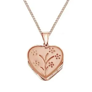 Authentic The Eternal Bloom: Four-Sided Rose Gold Locket of Sacred Growth