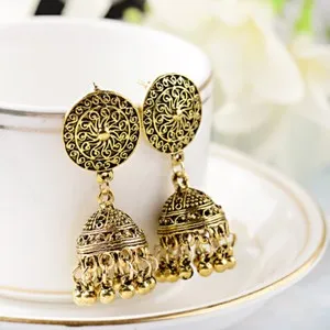 Authentic Radiant Solar Bloom Gold-Plated Celestial Earrings