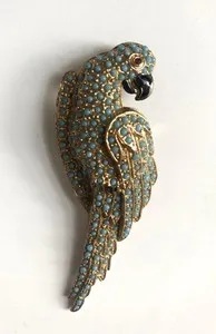Authentic The Azure Avian: A Vintage Talisman of Celestial Song