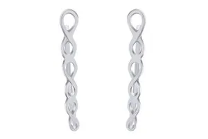 Authentic The Eternal Path: 14K Gold-Plated Infinity Ear Climbers