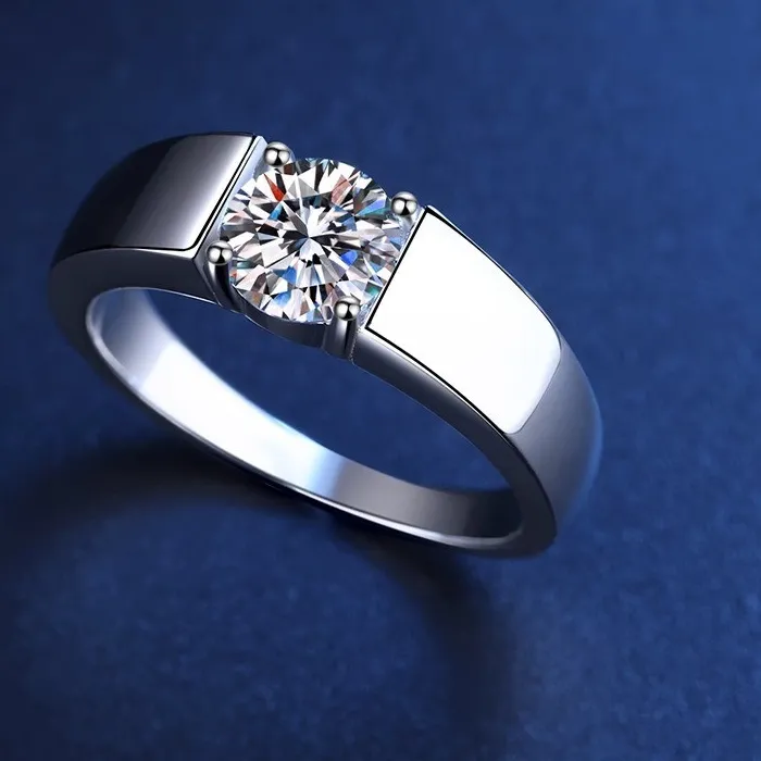 Authentic Radiant Crystal Symphony 925 Sterling Silver Ring