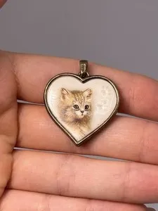 Authentic The Celestial Feline Heart: A Guardian of Gentle Spirit