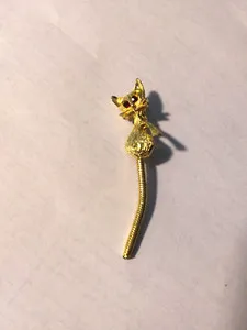 Authentic Whispers of the Crimson Gaze: Enchanted Kitten Amulet