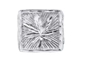 Authentic The Sacred Herb Nugget Ring in Radiant White Gold