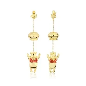 Authentic The Golden Nectar of Nostalgia: Winnie the Pooh Honey Pot Talisman Earrings