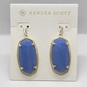 Authentic Celestial Luminescence: The Kendra Scott Elle Moonstone Drop Earrings