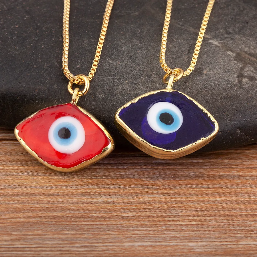 Authentic The Azure Gaze Gold-Plated Evil Eye Talisman