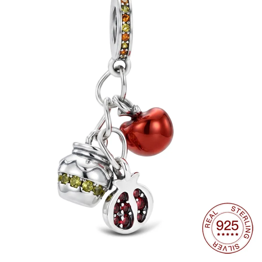 Authentic The Golden Harvest of Rosh Hashanah Silver Talisman