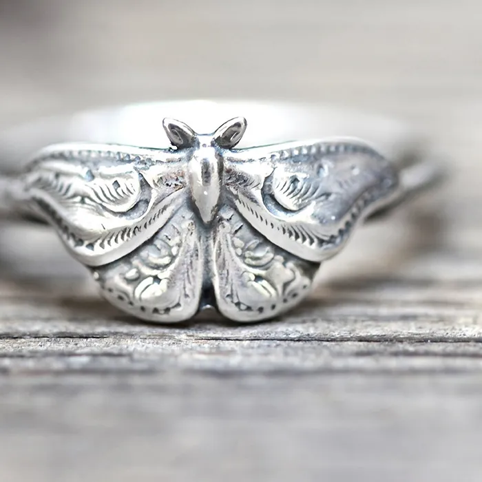 Authentic Celestial Wing Ring – Mystic Butterfly of Renewal