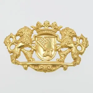 Authentic The Herald of Radiant Sovereignty: Gilt Crest Amulet