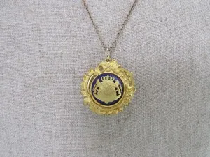 Authentic The Regal Shield: Sporrong and Company Swedish Coat of Arms Gold-Plated Talisman