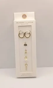 Authentic Celestial Eagle Gold‑Plated Hoop Earrings – Sacred Charms