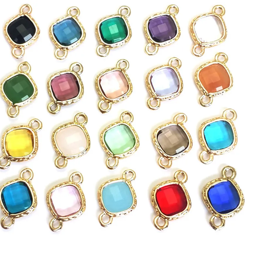Authentic Golden Harmony: 10 Sacred Square Charms for Unity and Balance