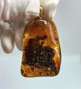 Authentic Sun-Kissed Solar Resin: The Baltic Amber Golden Talisman