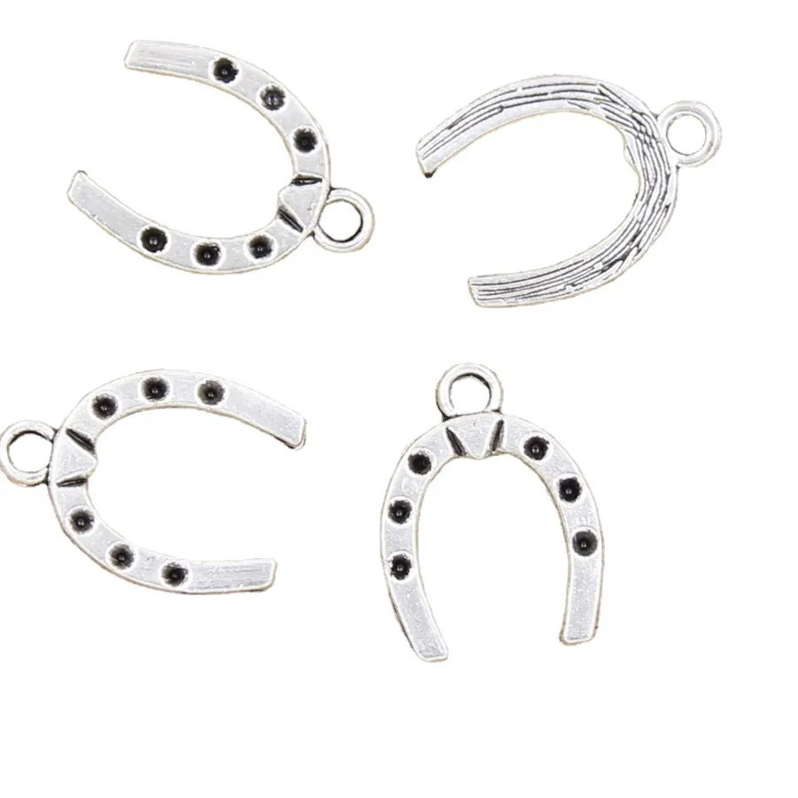 Authentic The Weaver of Fortune: Antique Silver Horseshoe Talismans