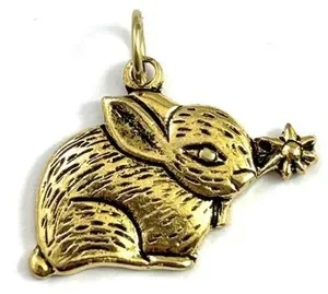 Authentic The Golden Meadow Hare Amulet