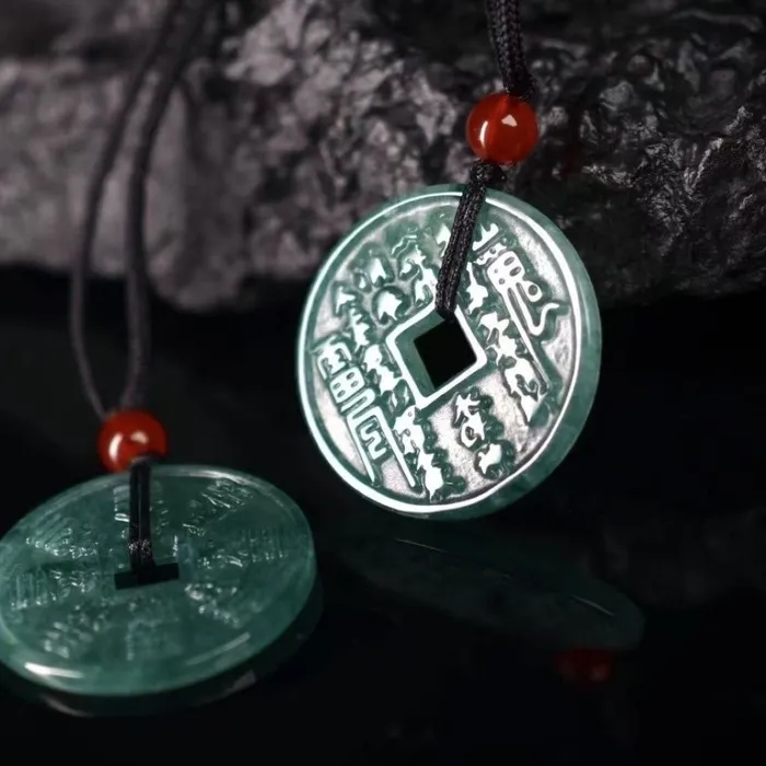 Authentic Azure Horizon Bagua and Ghost Coin Talisman