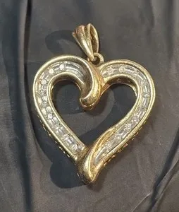Authentic Radiant Heart of Eternal Devotion Gold Amulet