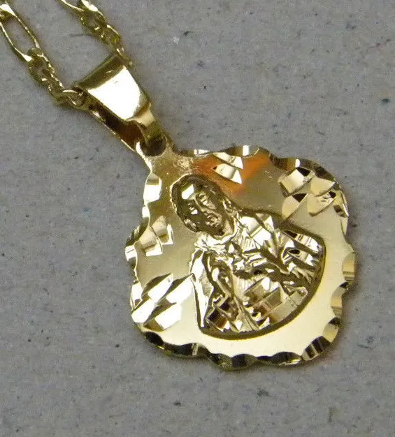 Authentic Sacred Heart Corazon Charm Set - A Golden Embrace of Protection and Love