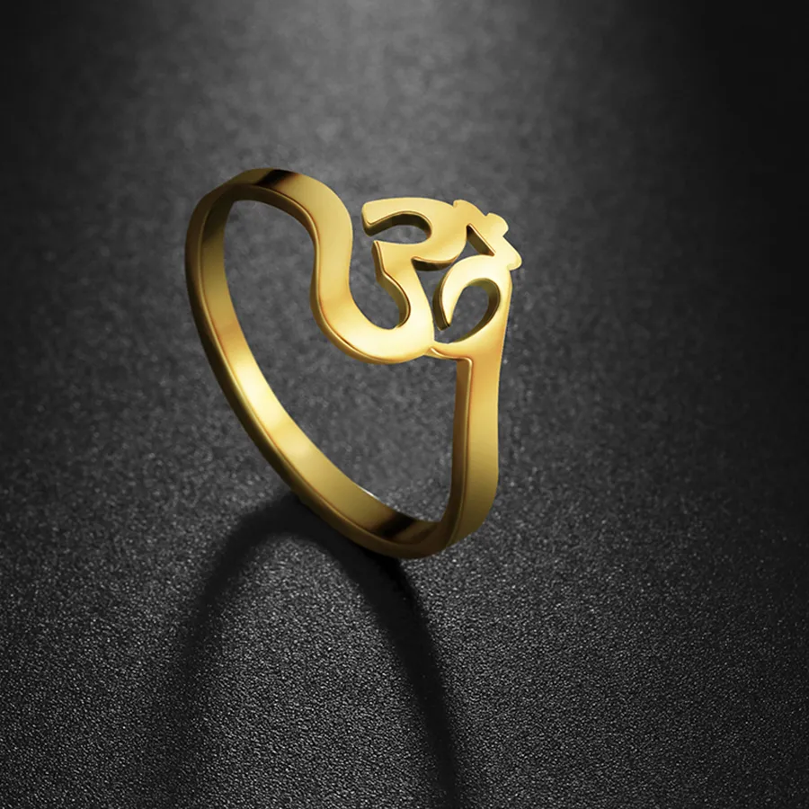 Authentic Lemegeton Yoga Om Buddhism Indian Finger Rings Mandala Gothic Talisman Amulet Casual Ring Jewelry