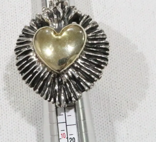 Authentic The Sacred Heart of Mexico Gold-Plated Ring