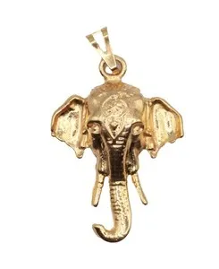 Authentic The Ganesha Guardian: Sacred Elephant Amulet in Radiant Gold