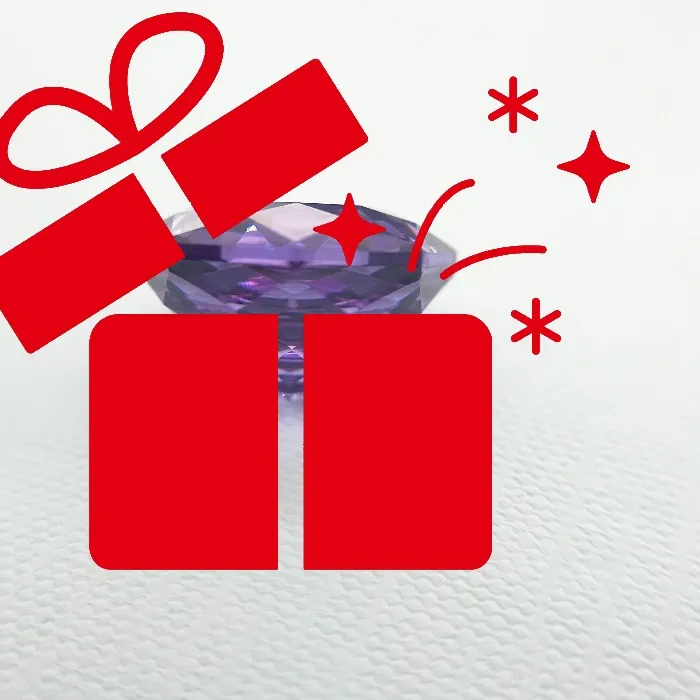 Authentic Radiant Rose Purple Octagon Mystic Gemstone for Sacred Talismans