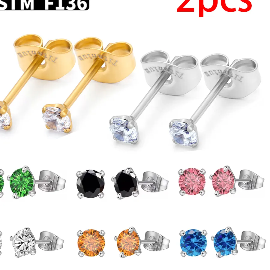 Authentic Celestial Clarity G23 Titanium Stud: A Beacon of Refined Light