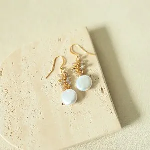Authentic Gold Marea Earrings Tidal Essence Of Golden Light