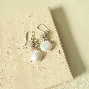 Authentic Tears of the Lunar Tide: Silver Marea Earrings
