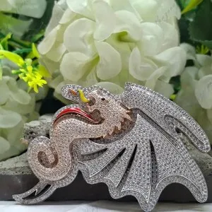 Authentic The Celestial Dragon: 3.1Ct Moissanite Sovereign Amulet