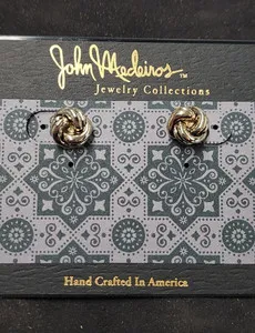 Authentic Eternal Bond of Love: Infinity Knot Stud Earrings