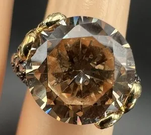 Authentic The Crimson Flame Sanctum: Garnet and Radiant Halo Ring