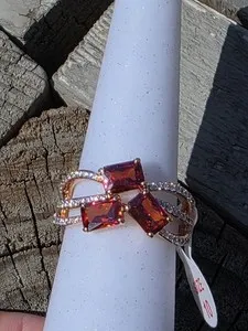 Authentic The Mystic's Embrace A Rose Gold Cocktail Ring Of Passion And Protection