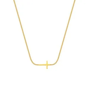 Authentic Aura of the Divine Cross: 18K Gold Blessed Amulet