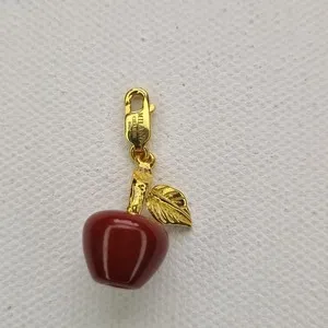 Authentic The Golden Orchard Enamel Apple Talisman